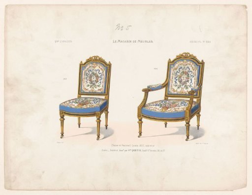 Chair and armchair