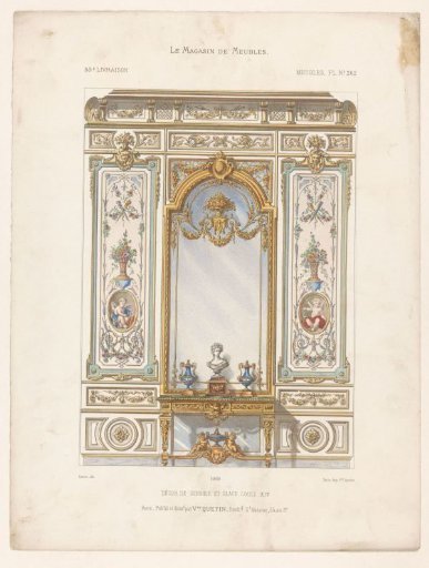 Wall decoration with mirror
