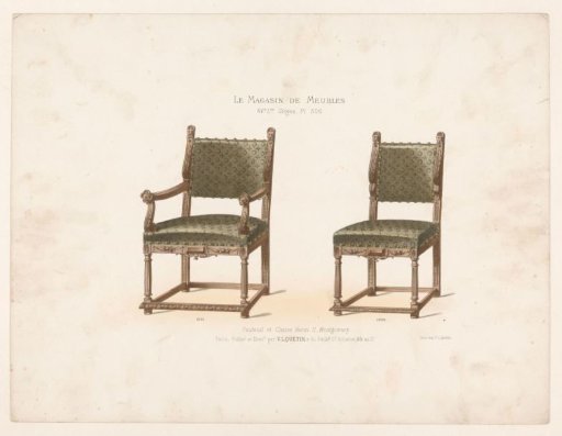 Armchair and chair