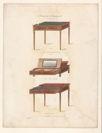 Game table, table, and desk