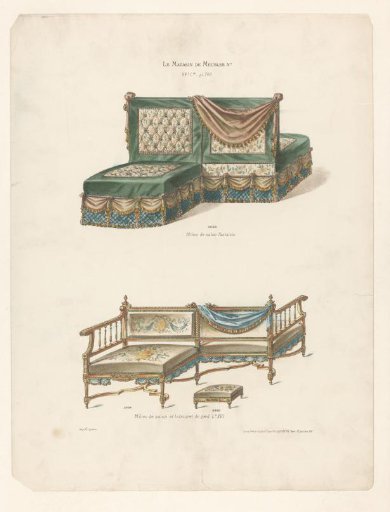Two side tables and tabouret