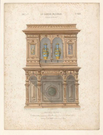 Cabinet with vases