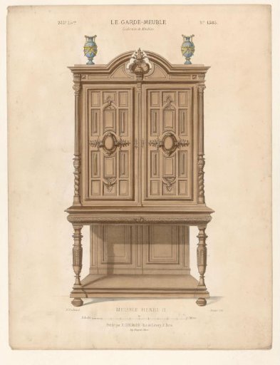 Cabinet with a bookcase