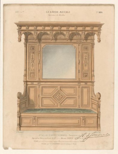Sofa with mirror