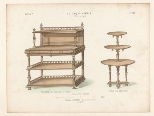 Buffet cabinet and dessert table