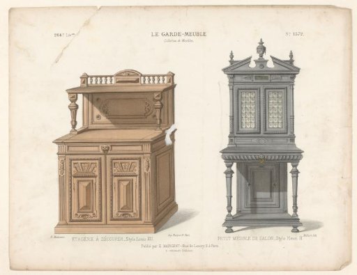 Two cabinets