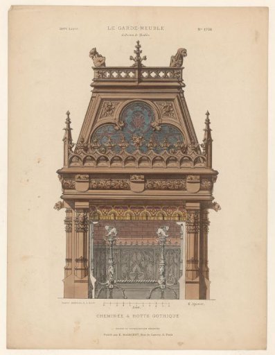 Fireplace with hood