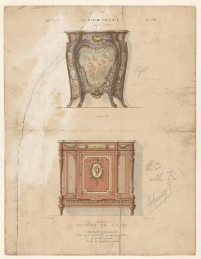Two low cabinets