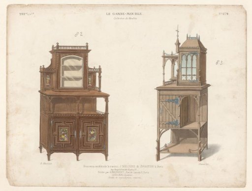 Two cabinets