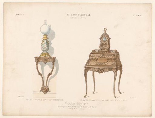 Console table and desk