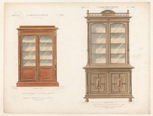 Two bookcases