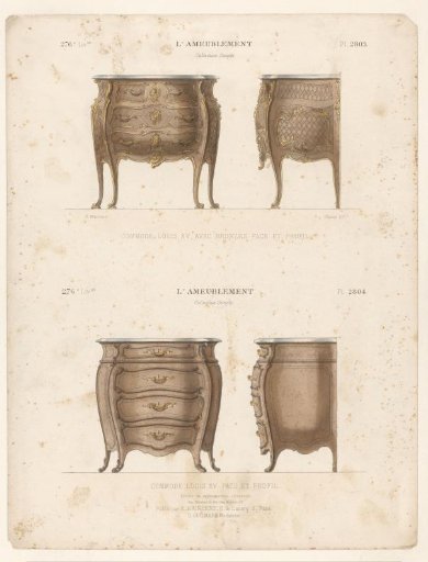Two commodes