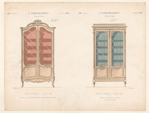 Two bookcases