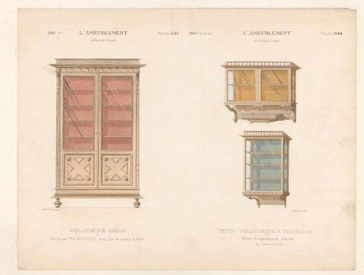 Three bookcases