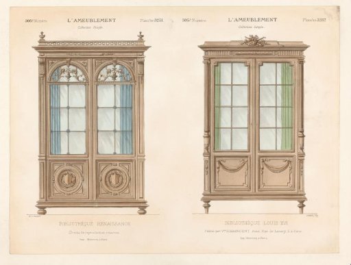 Two bookcases