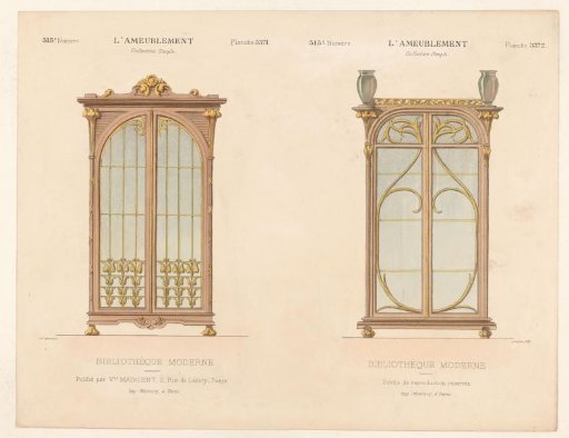 Two bookcases