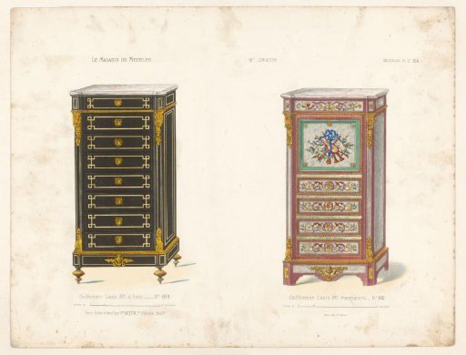 Two chest of drawers