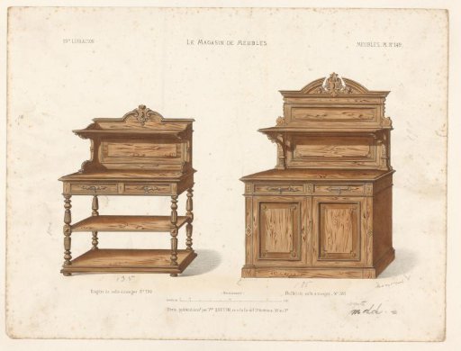 Cabinet and buffet cabinet