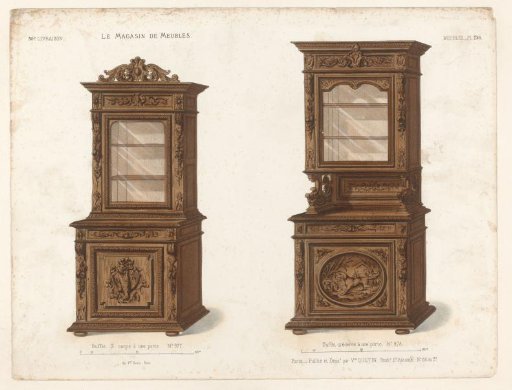 Two buffet cabinets