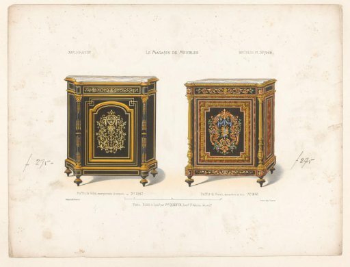 Two buffet cabinets