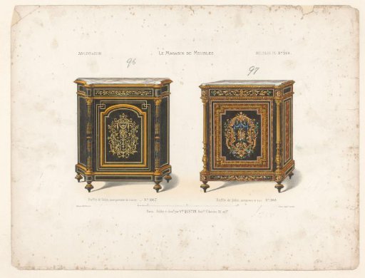 Two buffet cabinets