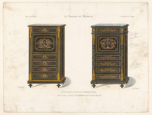 Two chest of drawers