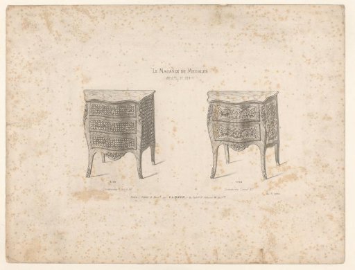 Two commodes