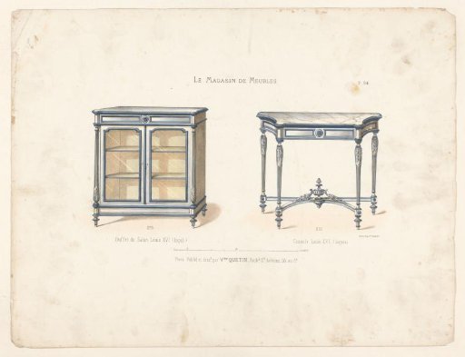 Buffet cabinet and console table