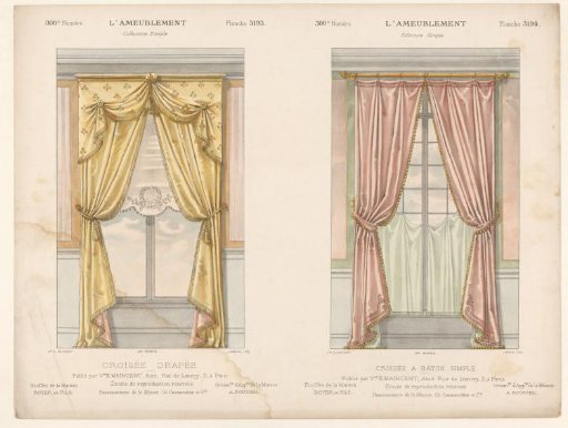 Two Windows with Curtains