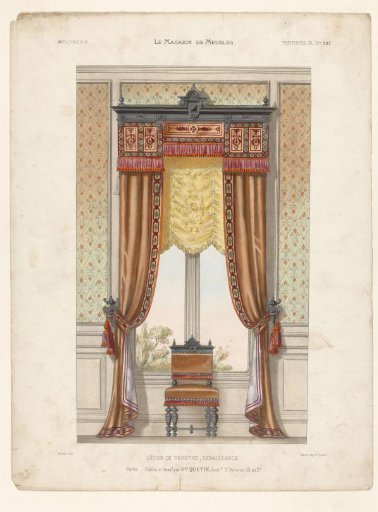 Window with curtains