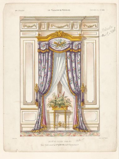 Window with curtains