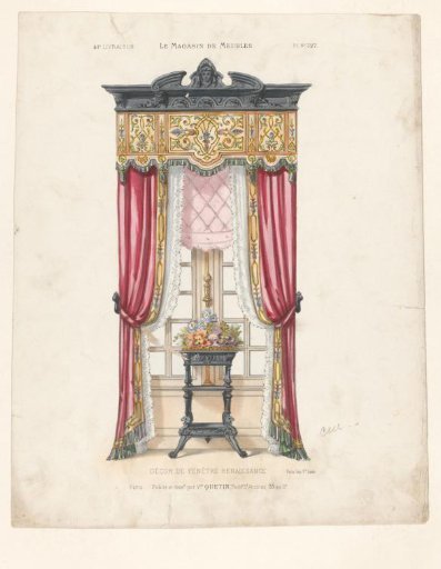 Window with curtains
