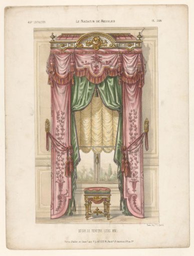 Window with curtains