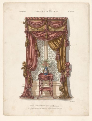 Window with curtains