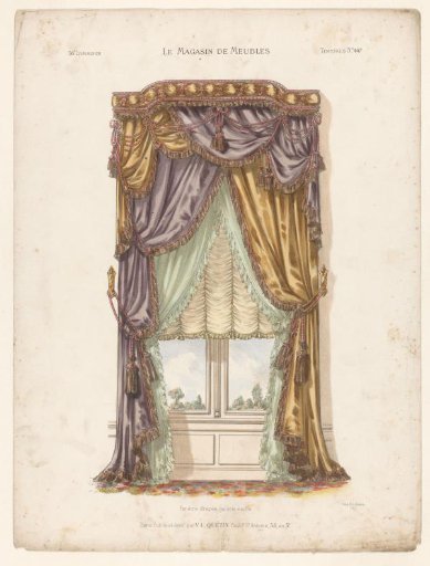 Window with curtains