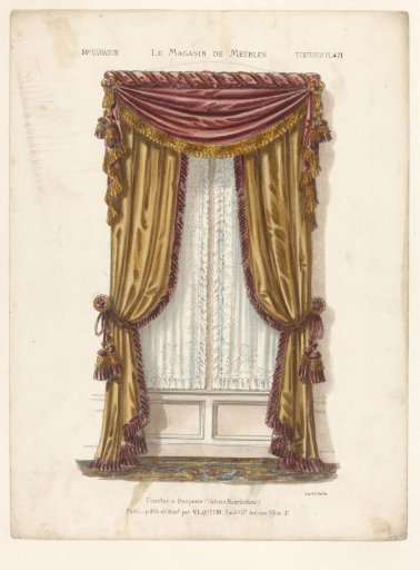 Window with curtains