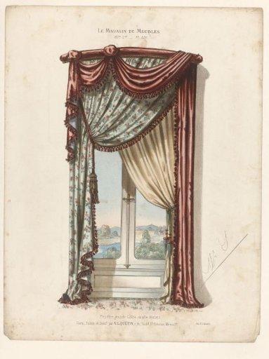 Window with Curtains