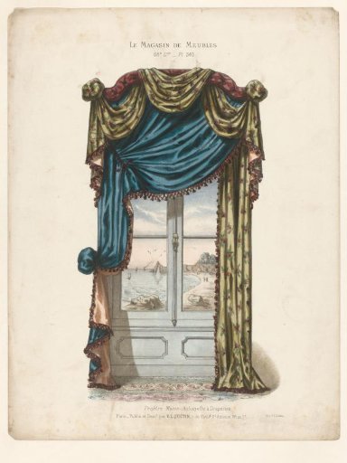 Window with Curtains