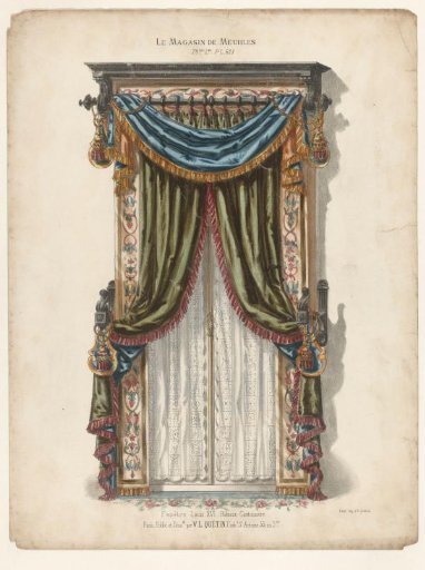 Window with Curtains