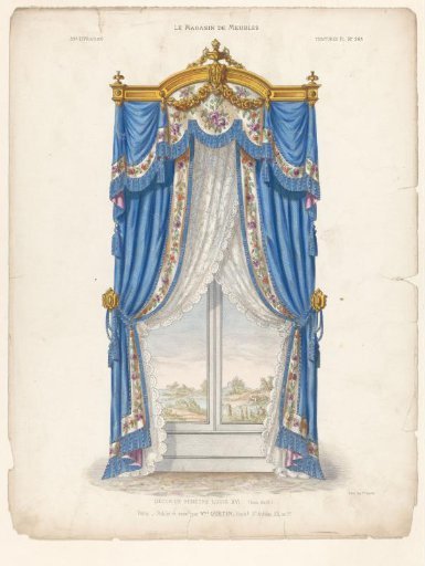 Window with curtains