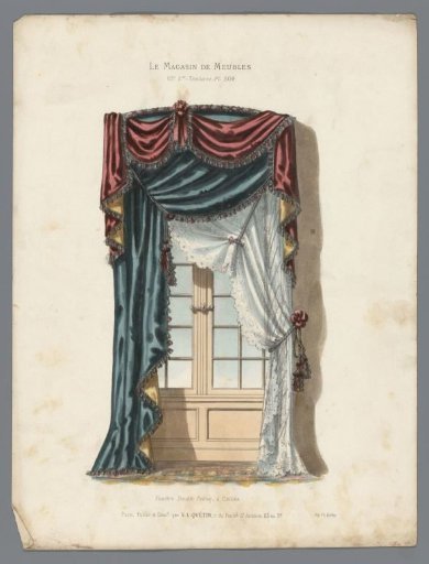 Window with curtains