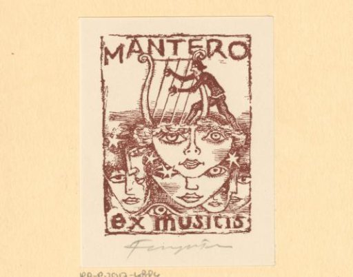Ex libris of Mantero