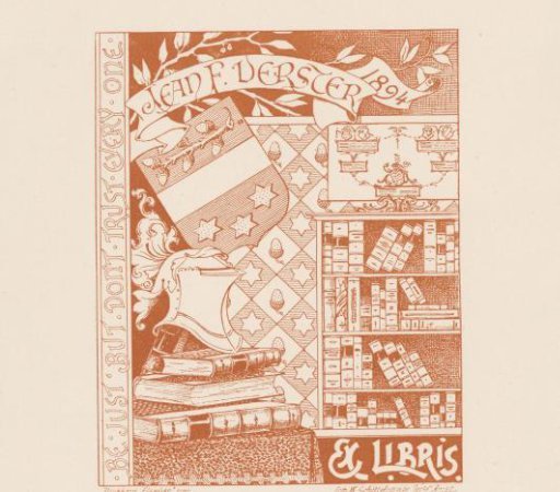 Ex libris of Jean F. Verster