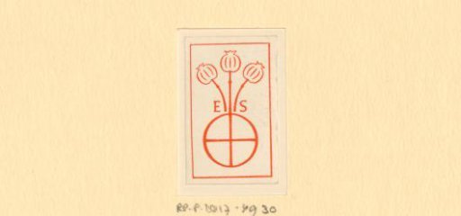 Ex libris of E.S.
