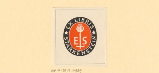 Ex libris of E. Starkenstein