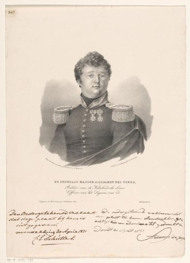 Portrait of Andries Jan Jacob baron des Tombe