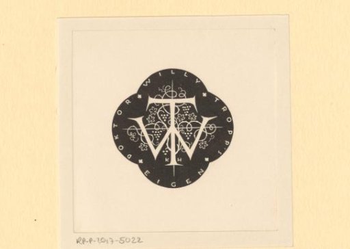 Ex libris of Willy Tropp