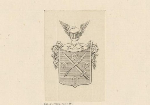 Ex libris of Cornelis van Bijnkershoek