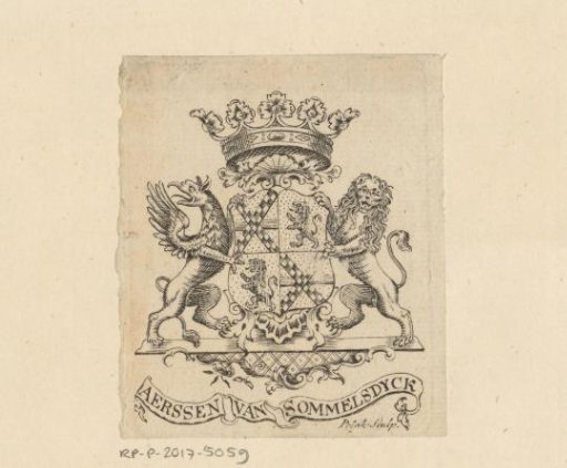 Ex libris of Aerssen van Sommelsdyck