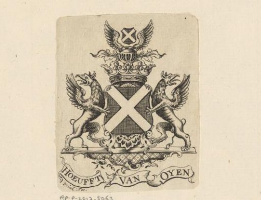 Ex libris of Hoeufft van Oyen